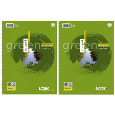 Briefblock Green Pure Impact A4 70g/qm 50 Blatt 9mm liniert Briefblock Green Pure Impact A4 70g/qm 50 Blatt 9mm liniert - Bild-Darstellung des Produktes 1
