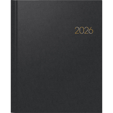 Buchkalender Manager Wt7 weektimer 21x26cm 1 Woche/2 Seiten Balacron schwarz 2026 Buchkalender Manager Wt7 weektimer 21x26cm 1 Woche/2 Seiten Balacron schwarz 2026 - Bild-Darstellung des Produktes 1