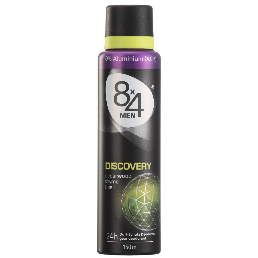 8 X 4 For Men Deodorant Spray Discovery 150 Ml Dose Online Kaufen Hygi De