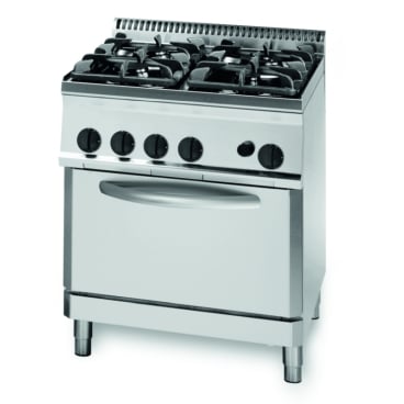 KBS Gas Herd mit 4 Brennern 19,5 kW mit Elektro Backofen 19,5 kW mit Elektro Backofen - Bild-Darstellung des Produktes 1