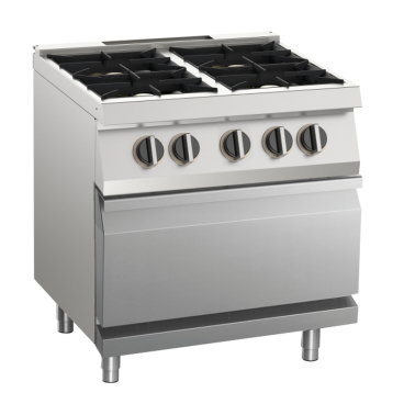 KBS Gas Herd mit 4 Brennern 24 kW mit Elektro-Ofen 24 kW mit Elektro-Ofen - Bild-Darstellung des Produktes 1