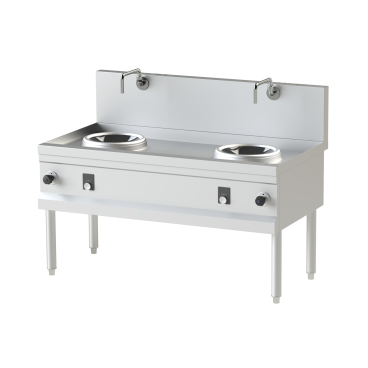 KBS Wokherd 2 Brenner 5kW Wand-Modell 2 Brenner 5kW - Bild-Darstellung des Produktes 1