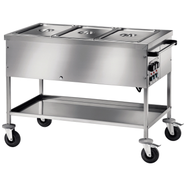 KBS Bainmarie Wagen, 3GN 1/1, seitliche Bedienung B 1170 mm x T 670 mm x H 850 mm - Bild-Darstellung des Produktes 1