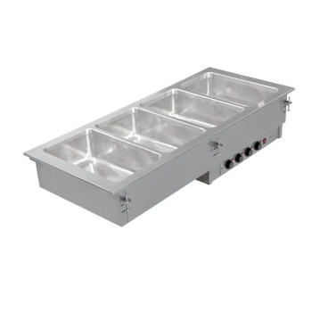 KBS Einbau Bain Marie 4x GN 1/1 mit getrennt regelbaren Becken B 1440 mm x T 610 mm x H 304 mm - Bild-Darstellung des Produktes 1