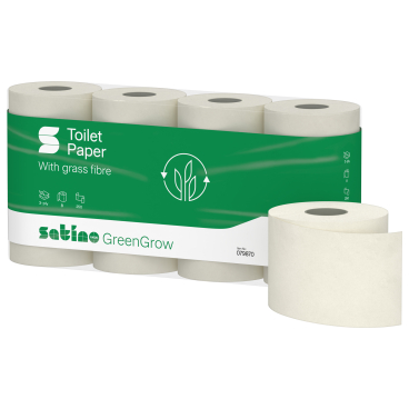 Satino GreenGrow Toilettenpapier, 3-lagig 1 Packung à 8 Rollen - Bild-Darstellung des Produktes 1