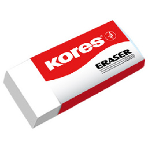 Kores KE20 Radiergummi, weiß