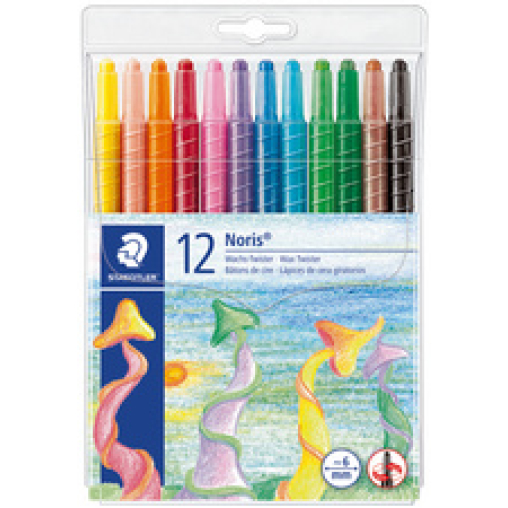 Staedtler Noris® Twister Wachsdrehstifte, bunt