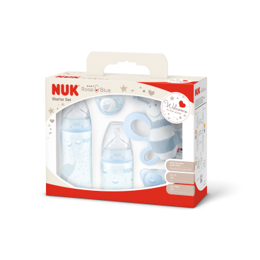 NUK Baby Rose Starter-Set, 5-teilig, blau NUK Baby Rose Starter-Set, 5-teilig, blau