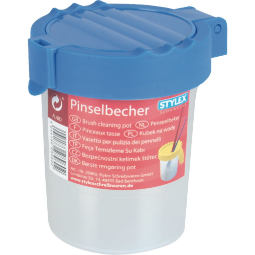STYLEX® Pinselbecher mit Auslaufschutz