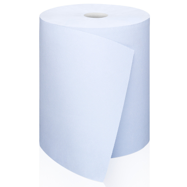 Satino HiCycle Putztuchrolle, 3-lagig, blau, CR1 1 Karton = 2 Rollen à 1000 Blatt, Blattmaße: 23 x 35 cm - Bild-Darstellung des Produktes 1