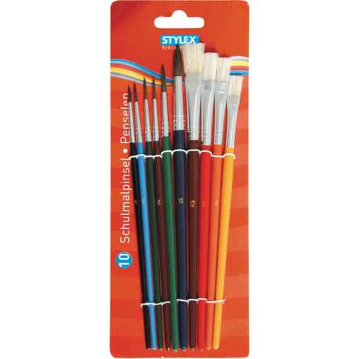 STYLEX® Schulmalpinsel-Set