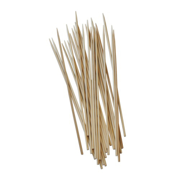 Papstar Pure Schaschlikspieße Holz 1 Packung = 1000 Stück, 20 cm, Ø 3,5 mm - Bild-Darstellung des Produktes 1