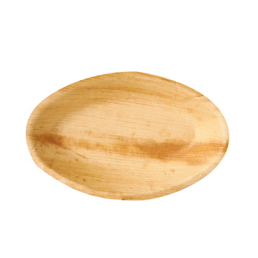 Papstar Pure Schalen Palmblatt, oval 1 Packung = 25 Stück, 20 x 12,5 x 3 cm - Bild-Darstellung des Produktes 1