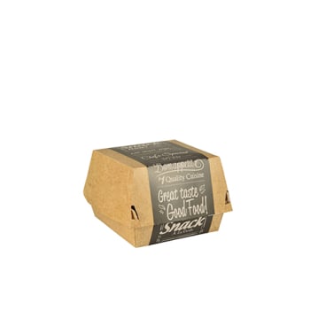 Papstar Pure Good Food Burgerboxen, Pappe 1 Packung = 50 Stück, mini - Bild-Darstellung des Produktes 1