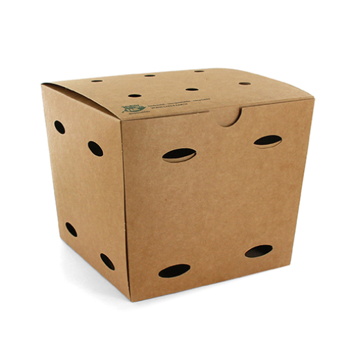 Papstar Pure „100% Fair“ Pommes-Frites-Boxen, Pappe