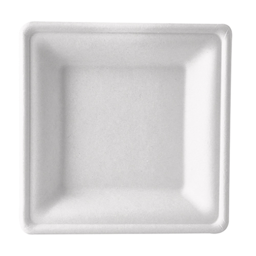 Papstar Pure Teller tief aus Zuckerrohr, eckig