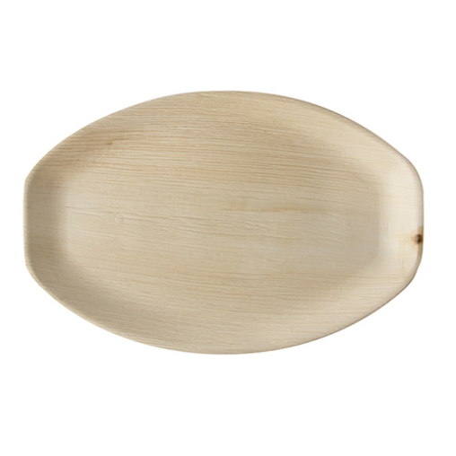 Papstar Pure Tabletts Palmblatt, oval
