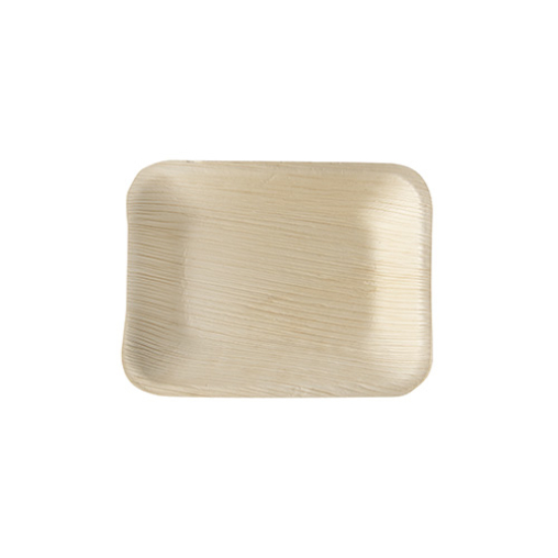 Papstar Pure Tabletts Palmblatt, eckig
