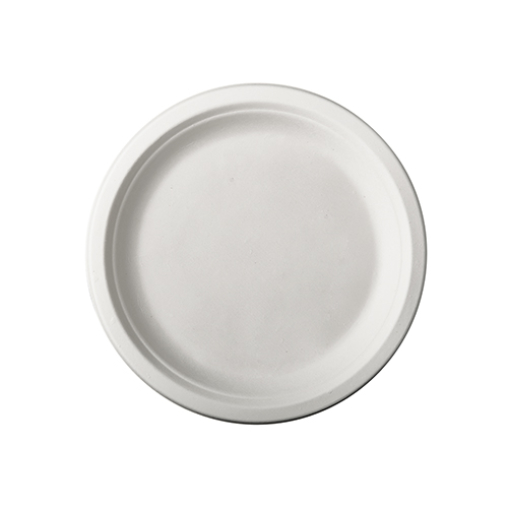 Papstr Pure Teller Zuckerrohr, ungeteilt, weiß