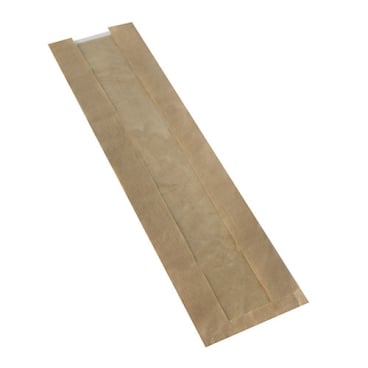 Papstar Pure Sichtstreifenbeutel, PLA 1 Karton = 1000 Stück, 12 x 58 cm - Bild-Darstellung des Produktes 1