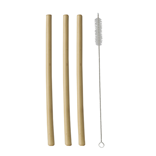 Papstar Pure Trinkhalme, Bambus