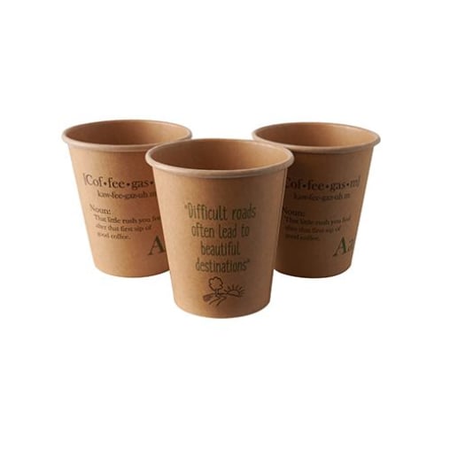 Papstar Pure „100% Fair - Silly Times“ Trinkbecher, Pappe