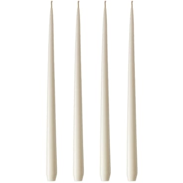 ester & erik Slim Kerze 4er-Set – konische Stabkerzen, unifarben, in verschiedenen Größen und Farbvarianten erhältlich, gefertigt in Dänemark. 4 Stück Ø 1,6 cm - Höhe 32 cm - Bild-Darstellung des Produktes 1