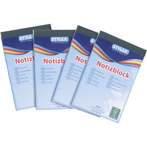 STYLEX® Notizblock, A7, 60 Blatt