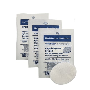 Holthaus Medical YPSIPAD Augenkompresse, steril 1 Karton = 250 Stück, Maße: 50 x 70 mm - Bild-Darstellung des Produktes 1