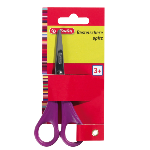 Herlitz Bastelschere, spitz, 13 cm