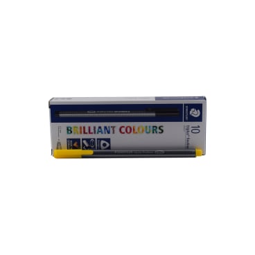 Staedtler triplus® fineliner 1 Packung = 10 Stück, gelb - Bild-Darstellung des Produktes 1