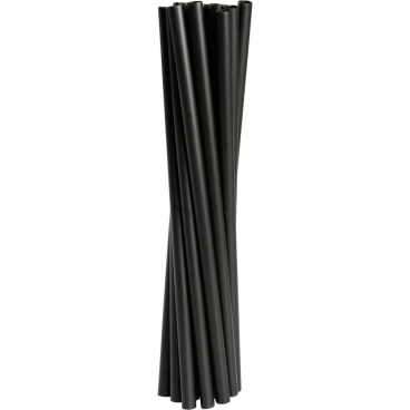 ABENA® Mehrweg Trinkhalme, 19 cm, Ø 6 mm, schwarz 1 Packung = 250 Stück - Bild-Darstellung des Produktes 1