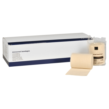 ABENA® Universalbinde, unsteril, grauweiß 1 Karton = 10 Packungen à 10 Stück, Maße: 6 cm x 4 m - Bild-Darstellung des Produktes 1