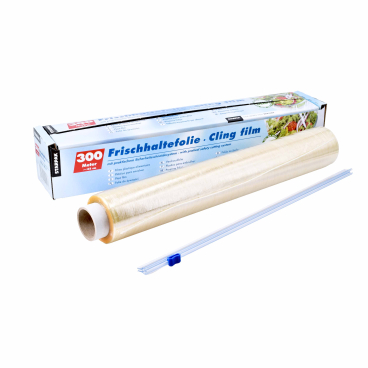Papstar Frischhaltefolie,PVC ohne DEHP-Weichmacher Format: 300 m x 45 cm, Stärke: 7 my - Bild-Darstellung des Produktes 1