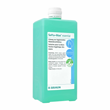 B. Braun Softa-Man® Essential Händedesinfektionsmittel 1 Liter - Flasche - Bild-Darstellung des Produktes 1