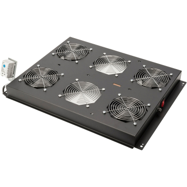 DIGITUS Dachlüftereinheit Unique 4 Lüfter, Thermostat, Schwarz DIGITUS Dachlüftereinheit Unique 4 Lüfter, Thermostat, Schwarz - Bild-Darstellung des Produktes 1