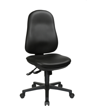 Bürodrehstuhl Support SY 8550D10 Kunstleder ohne Armlehnen schwarz Bürodrehstuhl Support SY 8550D10 Kunstleder ohne Armlehnen schwarz - Bild-Darstellung des Produktes 1