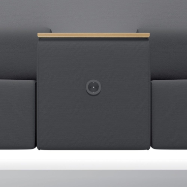 Sitzsofa Be Soft Doppelsitz + Tisch grau Sitzsofa Be Soft Doppelsitz + Tisch grau - Bild-Darstellung des Produktes 1