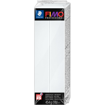 Modelliermasse Fimo Professional 454g weiß Großblock Modelliermasse Fimo Professional 454g weiß Großblock - Bild-Darstellung des Produktes 1