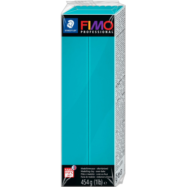 Modelliermasse Fimo Professional 454g türkis Großblock Modelliermasse Fimo Professional 454g türkis Großblock - Bild-Darstellung des Produktes 1