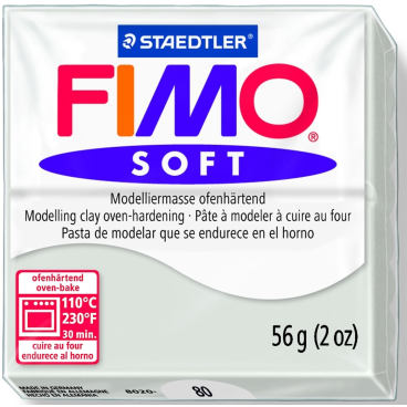 Modelliermasse Fimo soft 56g delfingrau Modelliermasse Fimo soft 56g delfingrau - Bild-Darstellung des Produktes 1
