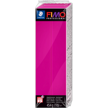 Modelliermasse Fimo Professional 454g magenta Großblock Modelliermasse Fimo Professional 454g magenta Großblock - Bild-Darstellung des Produktes 1