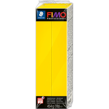 Modelliermasse Fimo Professional 454g gelb Großblock Modelliermasse Fimo Professional 454g gelb Großblock - Bild-Darstellung des Produktes 1