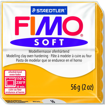 Modelliermasse Fimo soft 56g sonnengelb Modelliermasse Fimo soft 56g sonnengelb - Bild-Darstellung des Produktes 1