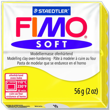 Modelliermasse Fimo soft 56g limone Modelliermasse Fimo soft 56g limone - Bild-Darstellung des Produktes 1