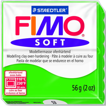 Modelliermasse Fimo soft 56g tropischgrün Modelliermasse Fimo soft 56g tropischgrün - Bild-Darstellung des Produktes 1