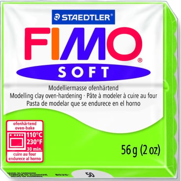 Modelliermasse Fimo soft 56g apfelgrün Modelliermasse Fimo soft 56g apfelgrün - Bild-Darstellung des Produktes 1
