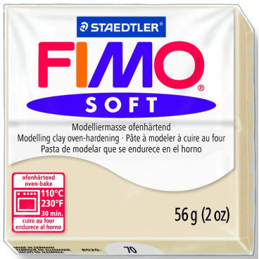 Modelliermasse Fimo soft 56g sahara Modelliermasse Fimo soft 56g sahara - Bild-Darstellung des Produktes 1