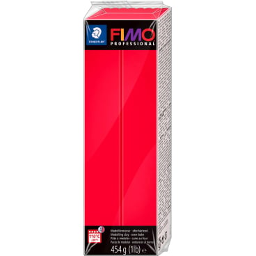 Modelliermasse Fimo Professional 454g rot Großblock Modelliermasse Fimo Professional 454g rot Großblock - Bild-Darstellung des Produktes 1