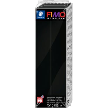 Modelliermasse Fimo Professional 454g schwarz Großblock Modelliermasse Fimo Professional 454g schwarz Großblock - Bild-Darstellung des Produktes 1